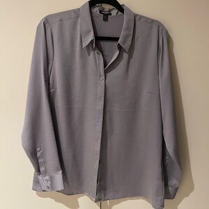 Express Men's Slate Casual Button-Down Shirt